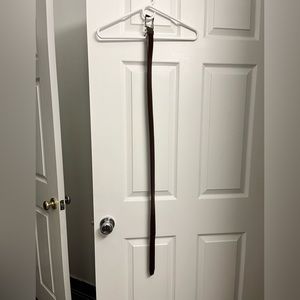 Men’s leather dress belt